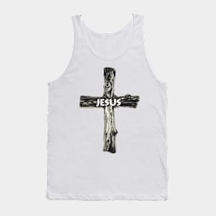 The cross is a symbol of the crucifixion of the Son of God for the sins of mankind. Tank Top